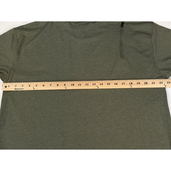 SCOTTeVEST TEC Performance T-Shirt Zip Pockets SS Olive Green Men’s Large - Picture 13 of 15